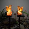 Đèn Nhà sản xuất nguồn năng lượng mặt trời Xuất khẩu sóc đất Đèn hoạt hình nhựa sân không khí trang trí sân vườn Đèn cỏ