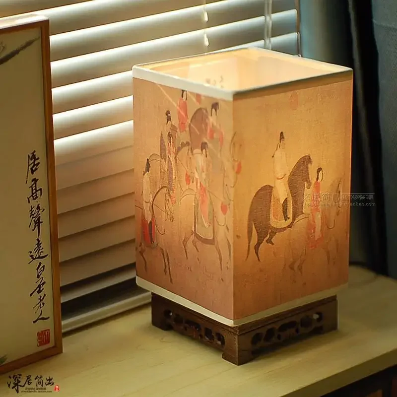 Đèn Nhật Bản Vuông Gỗ Chắc Chắn Đèn Bàn Trung Quốc Mới Retro Thiền Phòng Ngủ Đèn Ngủ Đèn Ngủ Ánh Sáng Ấm Áp Âm Trần LED - Hình 3 Đèn Nhật Bản Vuông Gỗ Chắc Chắn Đèn Bàn Trung Quốc Mới Retro Thiền Phòng Ngủ Đèn Ngủ Đèn Ngủ Ánh Sáng Ấm Áp Âm Trần LED - Hình 3