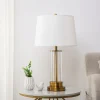 Đèn Pha lê thủy tinh que đèn bàn phòng khách sofa đèn bàn biệt thự sang trọng vải chao đèn phòng ngủ đèn ngủ E27
