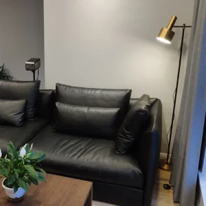 Đèn Phong cách nghiên cứu đọc sách sàn đèn bàn ánh sáng LED đồng thau màu đồng màu sàn hiện đại bàn đèn bàn cho phòng ngủ tiền sảnh - Hình 4