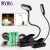 Đèn Pin/Có Thể Sạc Lại Đèn Sách Đèn LED Mini Đèn Đọc Sách Linh Hoạt Dễ Dàng Kẹp Bảo Vệ Mắt Đèn Ngủ Để Bàn Đọc Sách Đèn Bàn