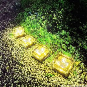 Đèn sàn năng lượng mặt trời ngoài trời chống nước Đèn sân vườn bãi cỏ Đèn sàn gạch ban công bố trí sân vườn Đèn sàn trang trí - Hình 2