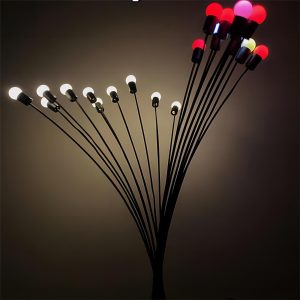 Đèn sân vườn đom đóm năng lượng mặt trời Xuất khẩu Đèn trang trí sân vườn bãi cỏ ngoài trời Đèn đom đóm điện - Hình 2