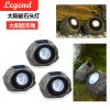 Đèn Sân Vườn Năng Lượng Mặt Trời Ngoài Trời Cảnh Quan Sân Vườn Đèn Nhựa Chống Thấm Nước Mô Phỏng Đá Đèn Led Bãi Cỏ Cây Ánh Sáng