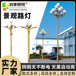 Đèn Sân vườn ngoài trời dự án cộng đồng chiếu sáng đường công viên trang trí chiếu sáng điểm danh lam thắng cảnh năng lượng mặt trời Đèn đường - Hình 2