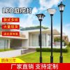 Đèn sân vườn ngoài trời không thấm nước Đèn cộng đồng 3 mét công viên hoa biệt thự Cột Đèn LED đầu đường bãi cỏ chiếu sáng cột Đèn