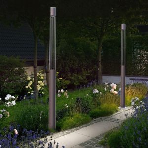 Đèn sân vườn ngoài trời không thấm nước khu vườn cộng đồng tròn 3,5 mét Đèn cảnh quan năng lượng mặt trời Đèn led sân vườn hiện đại của Trung Quốc - Hình 3