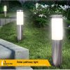 Đèn sân vườn ngoài trời năng lượng mặt trời Xuất khẩu chiếu sáng hình ống dài hình trụ sân vườn cắm đất không thấm nước Đèn LED bãi cỏ