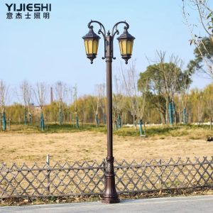 Đèn sân vườn phong cách châu âu cảnh quan sân vườn kỹ thuật đường hai đầu cộng đồng Đèn đường sân vườn biệt thự Đèn sân vườn phong cảnh cổ điển - Hình 2