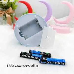 Đèn Sáng Tạo Lãng Mạn Trăng Lưỡi Liềm Đèn Ngủ LED Đầu Giường Trang Trí Đèn Bàn Phòng Khách Dạ Quang Đồ Chơi Trang Trí Quà Tặng Sinh Nhật - Hình 3