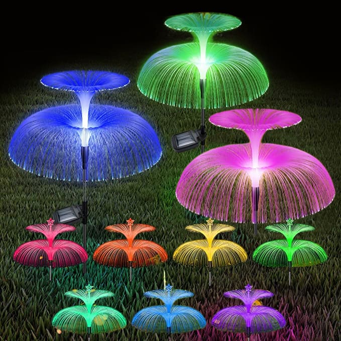 Đèn sứa năng lượng mặt trời led sứa hai lớp Đèn sợi quang Đèn sậy sân vườn Đèn sân trang trí bãi cỏ Đèn - Hình 3 Đèn sứa năng lượng mặt trời led sứa hai lớp Đèn sợi quang Đèn sậy sân vườn Đèn sân trang trí bãi cỏ Đèn - Hình 3