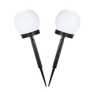 Đèn Thương mại điện tử Xuất khẩu năng lượng mặt trời plug-in bóng Đèn quả cầu bóng Đèn 10cm Đèn bãi cỏ ngoài trời Đèn trang trí cảnh quan sân vườn - Hình 4