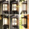 Đèn Trung Quốc Mới Đèn LED Năng Lượng Mặt Trời Siêu Sáng Ngoài Trời Đèn Ngoài Trời Chống Nước Đơn Giản Khu Vườn Nhà Sân Thượng Đèn Tường Sân Vườn