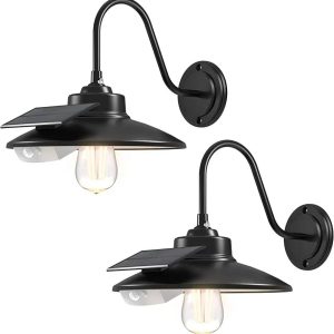 Đèn tường năng lượng mặt trời Xuất khẩu ngoài trời Đèn led chống nước phong cảnh biệt thự trang trí nhà chiếu sáng ngoài trời Đèn sân vườn cổ điển