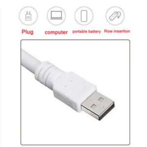Đèn USB Để Bàn Đèn Ngủ Ký Túc Xá Đầu Giường Đèn Sách Bảo Vệ Mắt Sinh Viên Học Đọc Di Động Cắm Trực Tiếp Đèn Ngủ - Hình 4