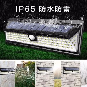 Đèn Xuất khẩu 118 Năng Lượng Mặt Trời Ba Mặt Đèn LED Cảm Biến Cơ Thể Con Người Đèn Chiếu Sáng Ngoài Trời Nhà Để Xe Đèn Sân Vườn Biệt Thự Đèn Đường - Hình 3