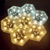 Đèn Xuất khẩu mới LED năng lượng mặt trời băng Đèn gạch bãi cỏ trang trí cảnh quan khối băng Đèn sân vườn không thấm nước