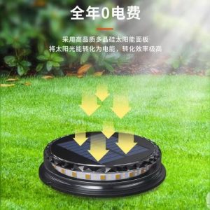 Đèn Xuất khẩu ngoài trời sân vườn cỏ Đèn nhà cảnh quan năng lượng mặt trời Đèn năng lượng mặt trời không thấm nước Đèn LED chôn Đèn - Hình 2