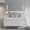 Đơn giản đá phiến gió một chậu phòng tắm kết hợp chậu rửa đôi chậu rửa nhà vệ sinh chậu rửa trắng chậu rửa