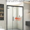Dongpeng tổng thể phòng tắm kính ba liên kết cửa trượt cửa trượt vách ngăn phòng tắm nhà vệ sinh phòng tắm ngăn cách khô và ướt