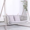 Đu treo ghế mây treo giỏ bập bênh ban công sân vườn ngoài trời Bắc Âu ghế xếp sân ngoài trời xích đu giải trí