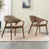 Ghế ăn 121Italy gỗ chắc chắn Ghế ăn nhà Ghế bán buôn thiết kế có tay vịn Ghế Phong cách châu Âu Ghế