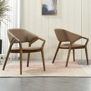 Ghế ăn 121Italy gỗ chắc chắn Ghế ăn nhà Ghế bán buôn thiết kế có tay vịn Ghế Phong cách châu Âu Ghế