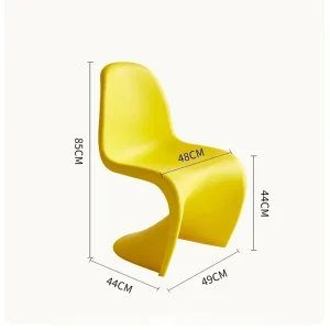 Ghế ăn Acrylic Phong cách châu Âu Ghế Ăn Nhựa Ban Công Cao Cấp Vanity Ghế Ăn Nhà Bếp Nhà Hàng Sillas Comedor Nội Thất Gia Đình BL50DC - Hình 3