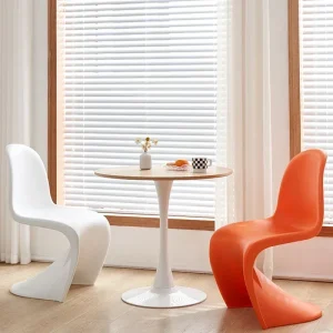 Ghế ăn Acrylic Phong cách châu Âu Ghế Ăn Nhựa Ban Công Cao Cấp Vanity Ghế Ăn Nhà Bếp Nhà Hàng Sillas Comedor Nội Thất Gia Đình BL50DC - Hình 4