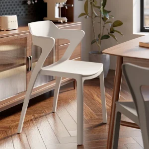 Ghế ăn Arm Outdoor Ghế ăn Phong cách châu Âu Accent Nhà bếp nhựa Ghế văn phòng hiện đại Nhà thiết kế sang trọng Ergonomic Sedie Nội thất gia đình WKDC - Hình 2