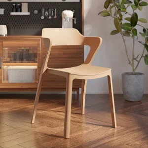 Ghế ăn Arm Outdoor Ghế ăn Phong cách châu Âu Accent Nhà bếp nhựa Ghế văn phòng hiện đại Nhà thiết kế sang trọng Ergonomic Sedie Nội thất gia đình WKDC - Hình 4