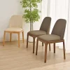 Ghế ăn Bàn Ăn Cao Cấp Ghế Đơn Giản Hiện Đại Chân Gỗ Nhà Hàng Ghế Ăn Nhà Phong cách châu Âu Bàn Học Phân Tựa Lưng Phòng Ngủ
