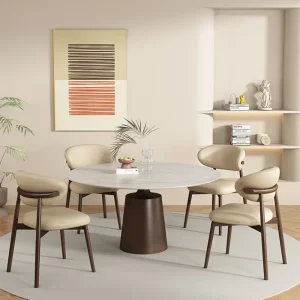 Ghế Ăn Bằng Gỗ Phong cách châu Âu Hiện Đại Nhà Hàng Sang Trọng Công Thái Học Ghế Nhà Thiết Kế Phòng Chờ Sillas Nội Thất Gia Đình