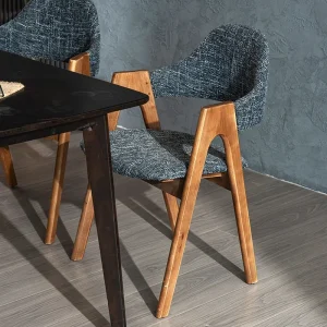 Ghế ăn Bếp Gỗ Phong cách châu Âu Ghế Ăn Phòng Khách Công Thái Cafe Ghế Ăn Nhà Hàng Hiện Đại Cadeira Nội Thất Gia Đình MR50DC - Hình 2