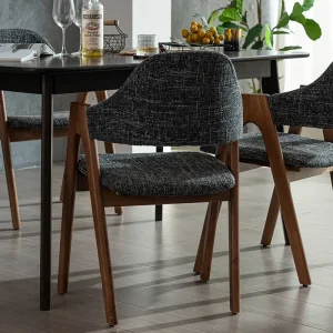 Ghế ăn Bếp Gỗ Phong cách châu Âu Ghế Ăn Phòng Khách Công Thái Cafe Ghế Ăn Nhà Hàng Hiện Đại Cadeira Nội Thất Gia Đình MR50DC - Hình 3