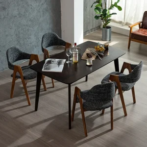 Ghế ăn Bếp Gỗ Phong cách châu Âu Ghế Ăn Phòng Khách Công Thái Cafe Ghế Ăn Nhà Hàng Hiện Đại Cadeira Nội Thất Gia Đình MR50DC - Hình 4
