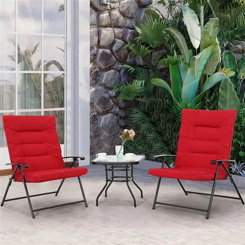 Ghế ăn Bộ Wfs Bis,Bộ Bis ngoài trời,3 CÁI,2 Ghế ngả lưng,1 Bàn,Đỏ,Thép (đỏ) Ghế ăn Bộ Wfs Bis,Bộ Bis ngoài trời,3 CÁI,2 Ghế ngả lưng,1 Bàn,Đỏ,Thép (đỏ)