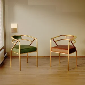 Ghế ăn bọc nệm hợp thời trang Nhà bếp Phong cách châu Âu hiện đại Ghế ăn sang trọng Vải lanh Châu Âu Chaise Salle Manger Nội thất gia đình - Hình 4