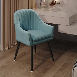 Ghế ăn Chân Vàng Ghế Ăn Độc Đáo Căn Hộ Tay Vịn Hỗ Trợ Lưng Bảo Vệ Sàn Ghế ng Suốt Mềm Meubles De Salon Vật Dụng ng Nhà - Hình 3
