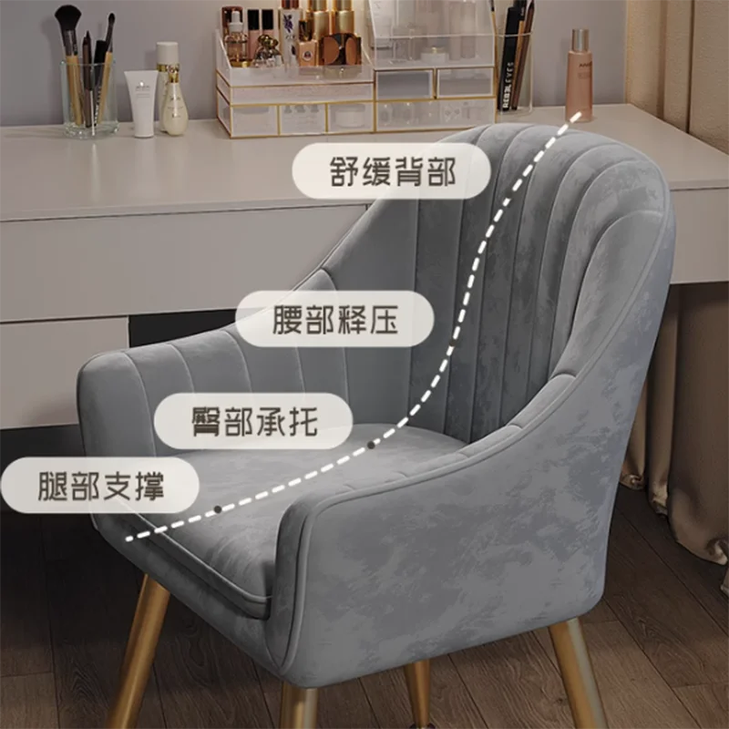 Ghế ăn Chân Vàng Ghế Ăn Độc Đáo Căn Hộ Tay Vịn Hỗ Trợ Lưng Bảo Vệ Sàn Ghế ng Suốt Mềm Meubles De Salon Vật Dụng ng Nhà - Hình 4 Ghế ăn Chân Vàng Ghế Ăn Độc Đáo Căn Hộ Tay Vịn Hỗ Trợ Lưng Bảo Vệ Sàn Ghế ng Suốt Mềm Meubles De Salon Vật Dụng ng Nhà - Hình 4