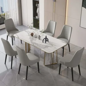 Ghế Ăn Châu Âu Cao Cấp Kim Loại Nhà Bếp Hiện Đại Phong cách châu Âu Ghế Ăn Đẹp Thoải Mái Muebles Para El Hogar Nội Thất
