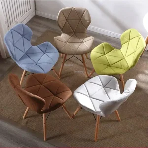 Ghế ăn Cổ điển Hiện Đại Màu Trắng Ghế Sáng Tạo Ghế Văn Phòng Máy Tính Gia Đình Ghế Nghiên Cứu Tựa Lưng Ghế Ăn Người Lớn B