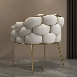 Ghế ăn Công Thái Học Ghế Thanh Nhung Buffets Chaise Lounge Thiết Kế Ghế Hiện Đại Phong cách châu Âu Chaises Salle Manger Nội Thất Gia Đình - Hình 2