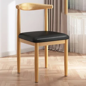 Ghế ăn da Barhocker Ghế ăn trang điểm hiện đại bằng gỗ Phòng chờ có thể gập lại Cadeira De Jantar Nội thất ban công - Hình 2