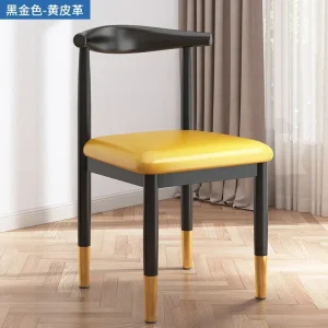 Ghế ăn da Barhocker Ghế ăn trang điểm hiện đại bằng gỗ Phòng chờ có thể gập lại Cadeira De Jantar Nội thất ban công - Hình 4