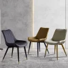 Ghế ăn Da PU Phong cách châu Âu Ghế Ăn Văn Phòng Thư Giãn Sang Trọng Vanity Ghế Ăn Ban Công Hiện Đại Sillas Comedor Nội Thất Gia Đình BL50DC