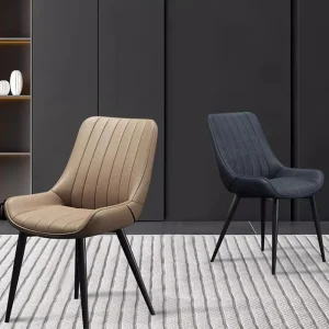 Ghế ăn Da PU Phong cách châu Âu Ghế Ăn Văn Phòng Thư Giãn Sang Trọng Vanity Ghế Ăn Ban Công Hiện Đại Sillas Comedor Nội Thất Gia Đình BL50DC - Hình 3