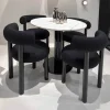 Ghế ăn Đen Ban Công Ghế Ăn Đám Cưới Vintage Nhà Hàng Đảng Phong cách châu Âu Bàn Khách sạn Bãi Biển Phòng Ngủ Ban Công Tân La Nội Thất Nhà Bếp