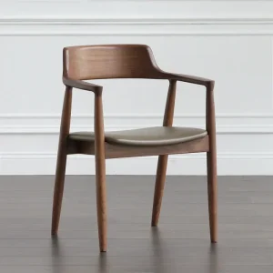Ghế ăn Dinette Phong cách châu Âu Ghế Bành Ghế Ăn Sang Trọng Tay Văn Phòng Ghế Ăn Tầng Ăn Tối Gỗ Chaise Chambre Nội Thất Nhà Bếp - Hình 3