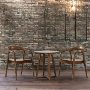 Ghế ăn Đơn Giản Re Ghế Ăn Giọng Cà Phê Tay Ghế Ăn Ngoài Trời Gỗ Phong cách châu Âu Sillas Comedor Sandalye Nội Thất Gia Đình HD50CY - Hình 4